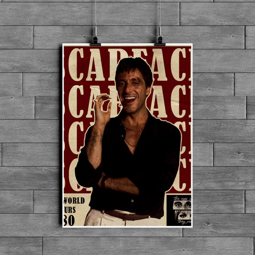 Tony Montana Scarface Iconic Movie Poster