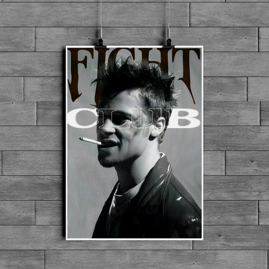 Fight Club Tyler Durden Vintage Movie Poster