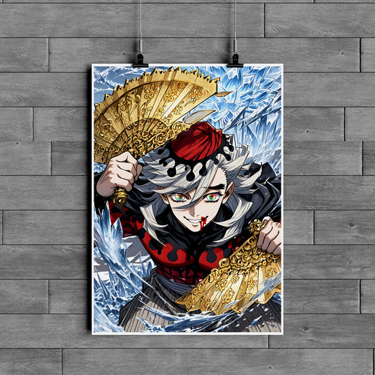 Doma Demon Slayer Poster – Upper Moon Two Anime Wall Art