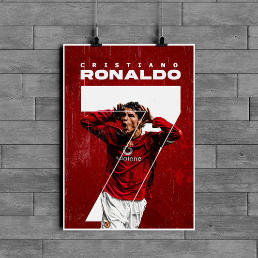 Cristiano Ronaldo CR7 Football Legend Poster