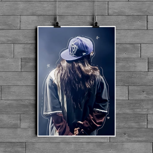 Billie Eilish Aesthetic Poster – Pop Music Wall Art