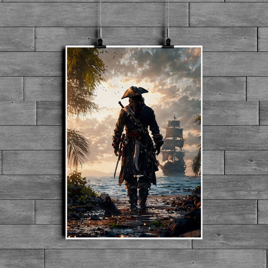 Jack Sparrow Pirate Adventure Poster