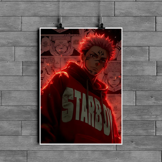Ryomen Sukuna Poster – Jujutsu Kaisen Anime Wall Art