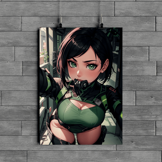 Viper VALORANT Poster – Toxic Queen Gaming Wall Art